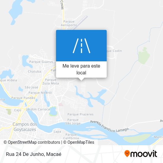 Rua 24 De Junho mapa