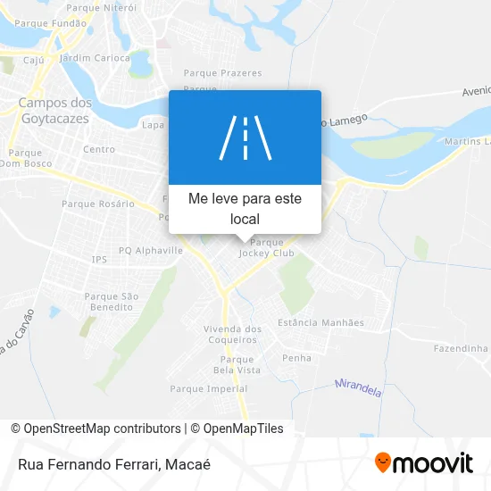 Rua Fernando Ferrari mapa