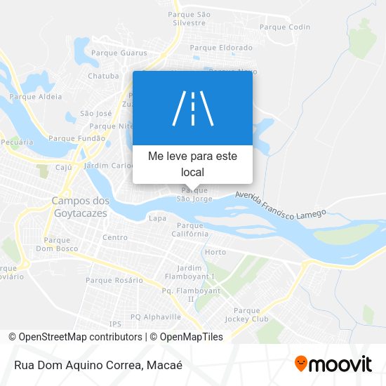 Rua Dom Aquino Correa mapa