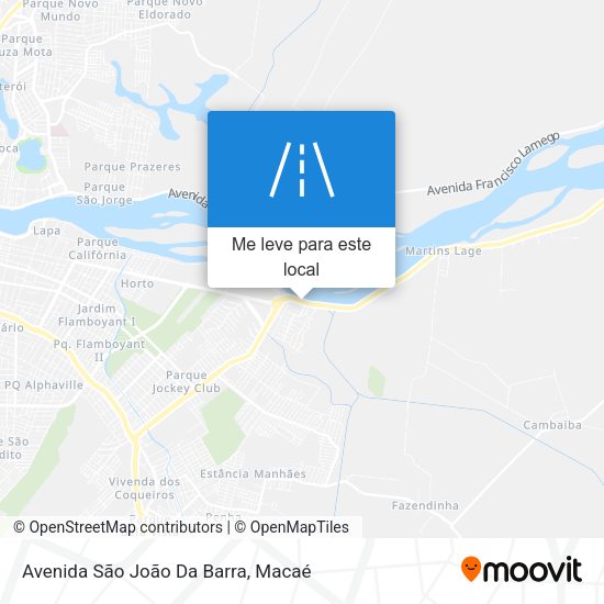 Avenida São João Da Barra mapa