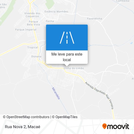 Rua Nova 2 mapa