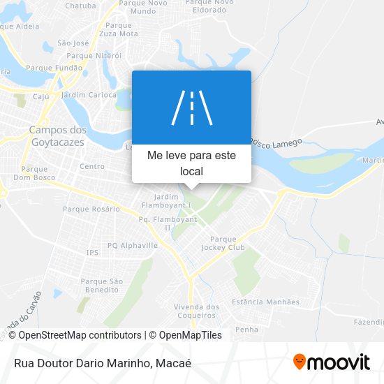 Rua Doutor Dario Marinho mapa