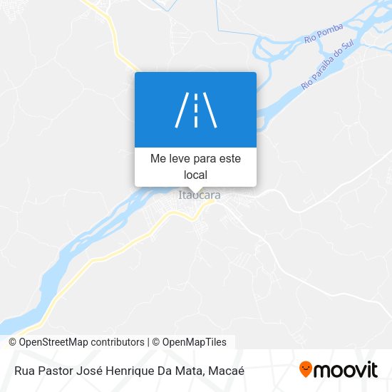Rua Pastor José Henrique Da Mata mapa