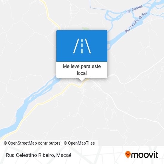 Rua Celestino Ribeiro mapa
