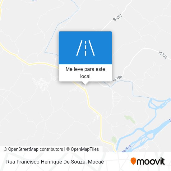 Rua Francisco Henrique De Souza mapa