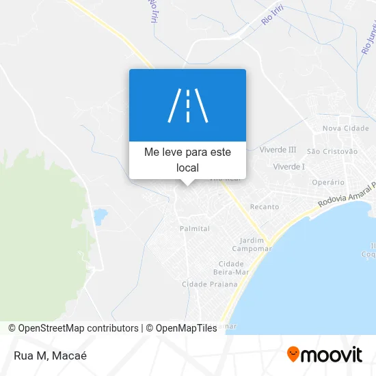 Rua M mapa