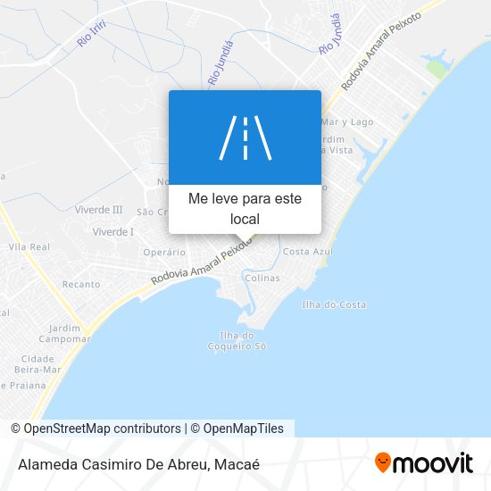 Alameda Casimiro De Abreu mapa