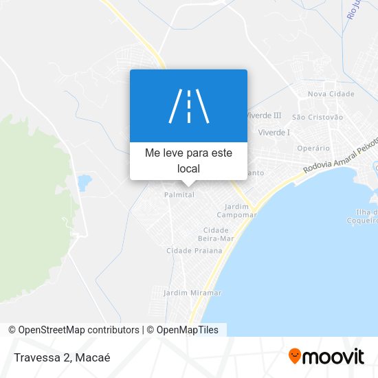 Travessa 2 mapa
