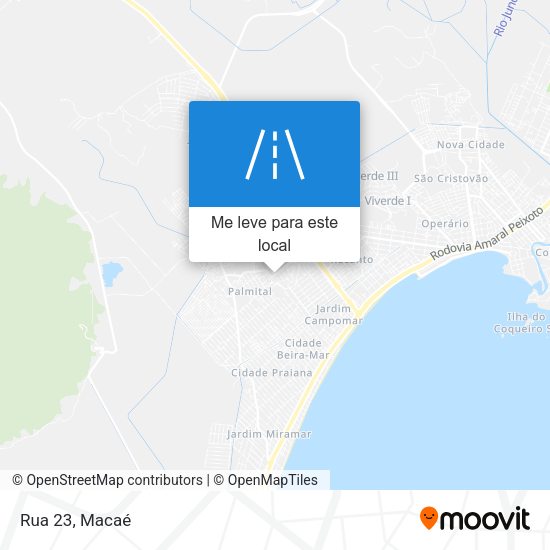 Rua 23 mapa