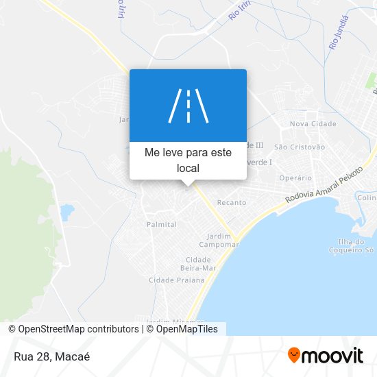 Rua 28 mapa