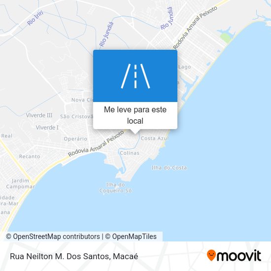 Rua Neilton M. Dos Santos mapa