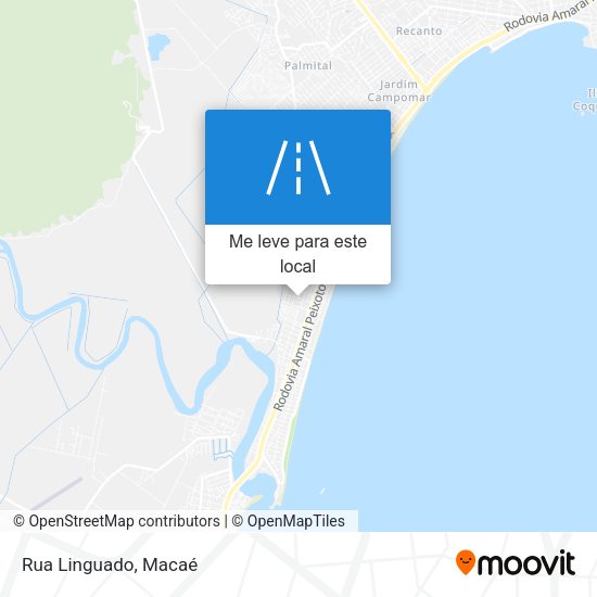 Rua Linguado mapa