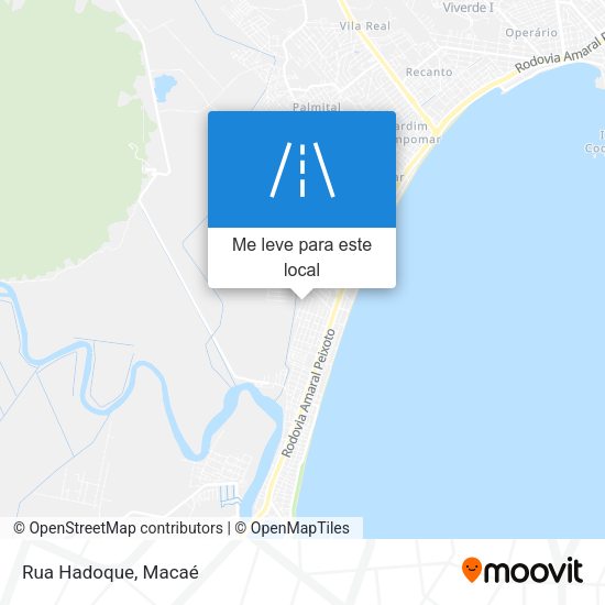 Rua Hadoque mapa