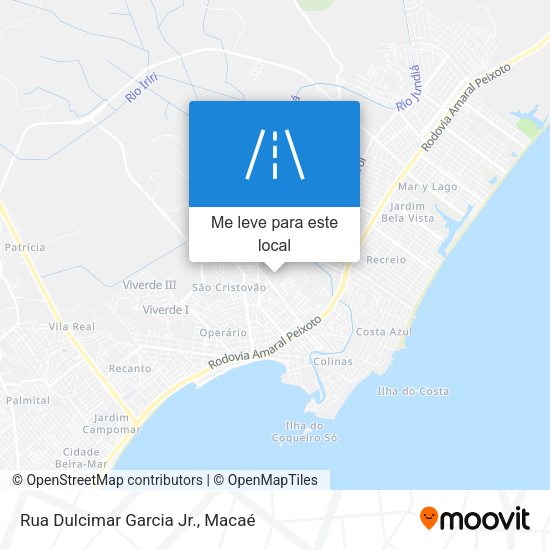 Rua Dulcimar Garcia Jr. mapa