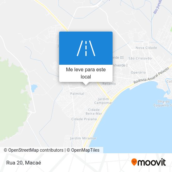 Rua 20 mapa