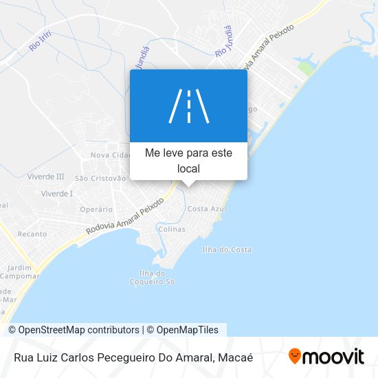 Rua Luiz Carlos Pecegueiro Do Amaral mapa
