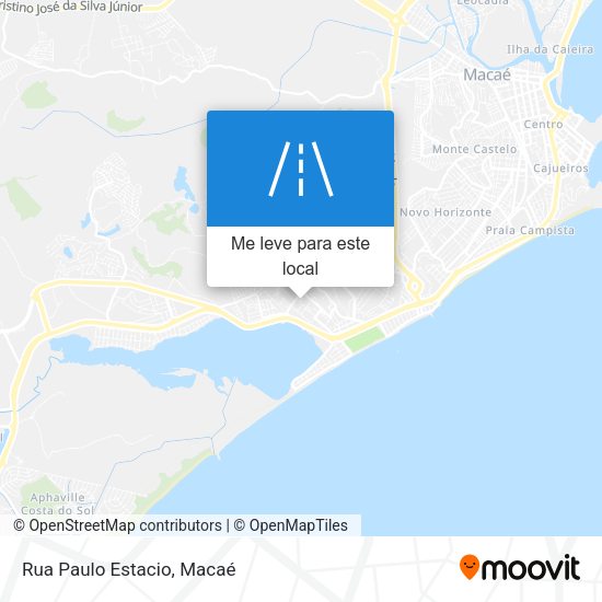 Rua Paulo Estacio mapa