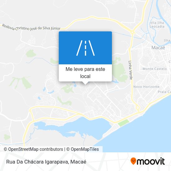 Rua Da Chácara Igarapava mapa