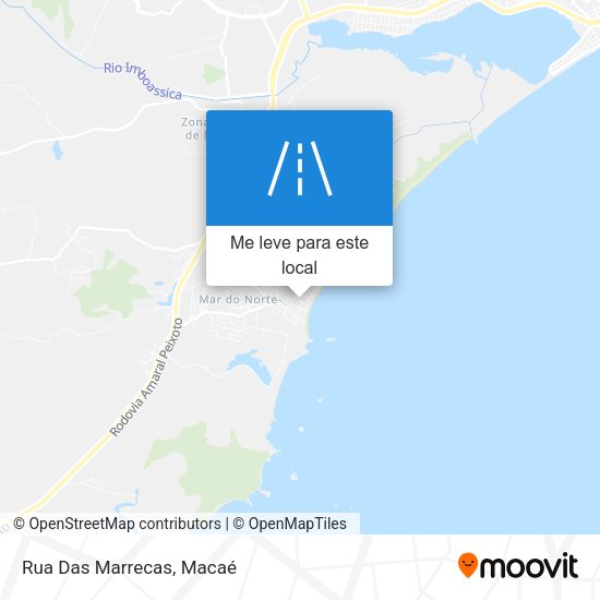 Rua Das Marrecas mapa