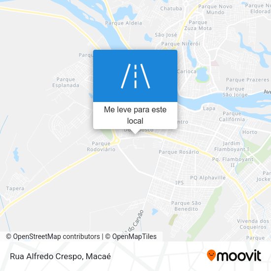 Rua Alfredo Crespo mapa