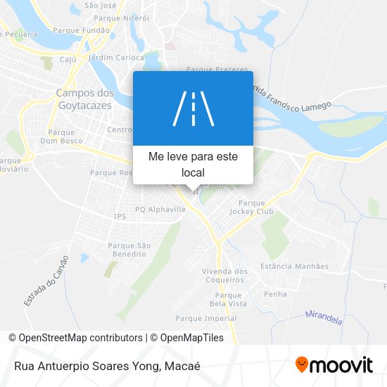 Rua Antuerpio Soares Yong mapa