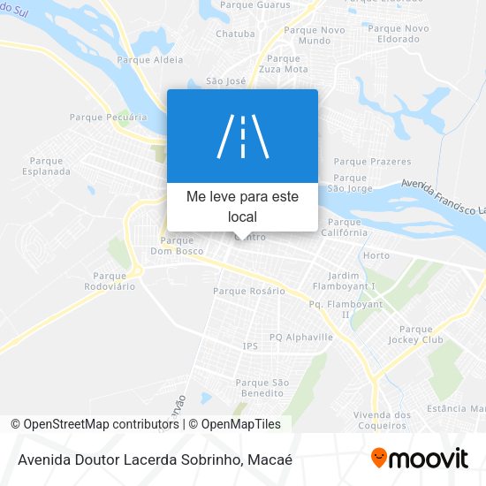 Avenida Doutor Lacerda Sobrinho mapa