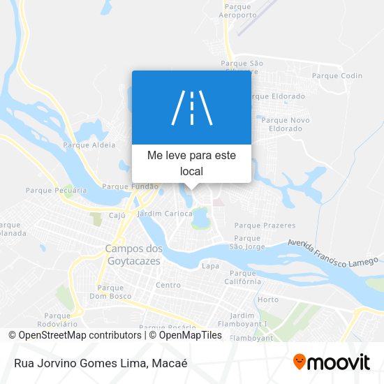Rua Jorvino Gomes Lima mapa