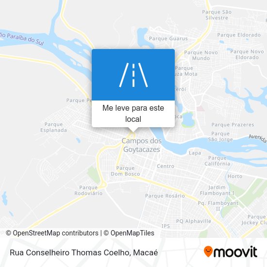 Rua Conselheiro Thomas Coelho mapa