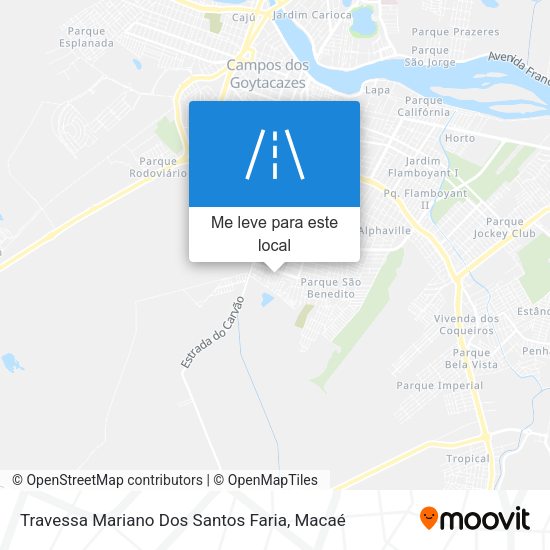 Travessa Mariano Dos Santos Faria mapa