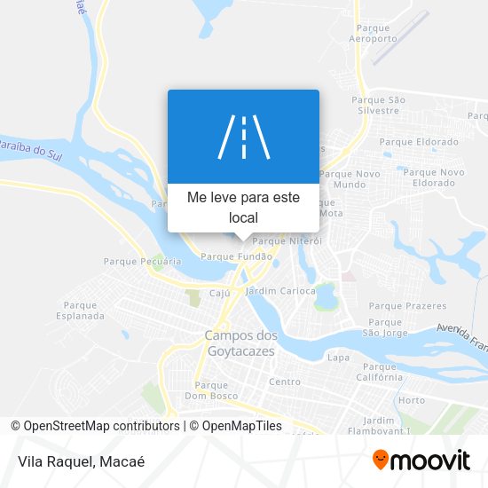Vila Raquel mapa