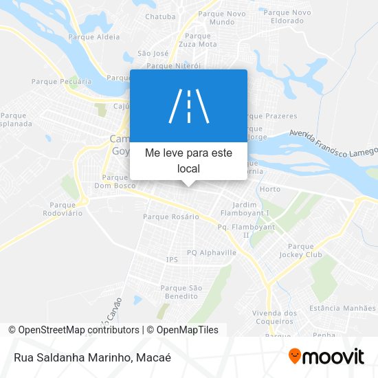 Rua Saldanha Marinho mapa