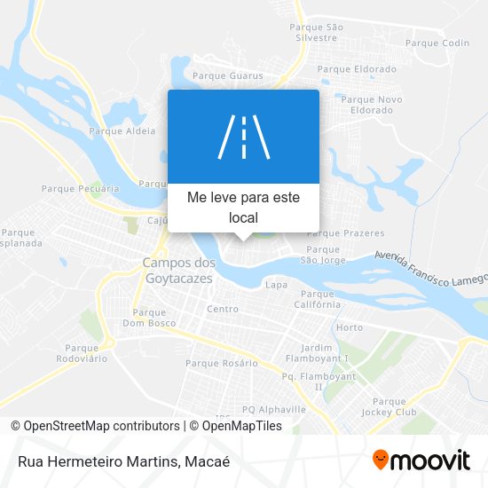 Rua Hermeteiro Martins mapa