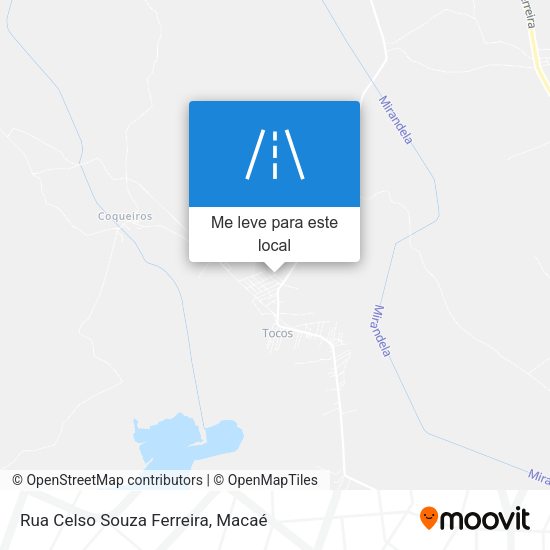 Rua Celso Souza Ferreira mapa