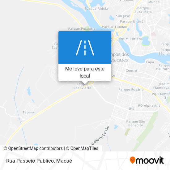 Rua Passeio Publico mapa