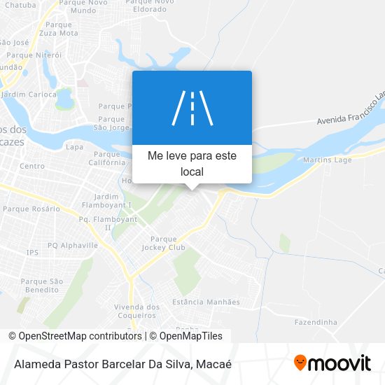 Alameda Pastor Barcelar Da Silva mapa