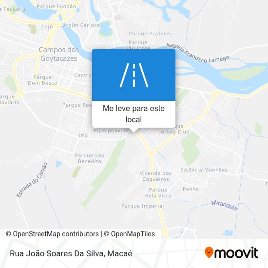 Rua João Soares Da Silva mapa