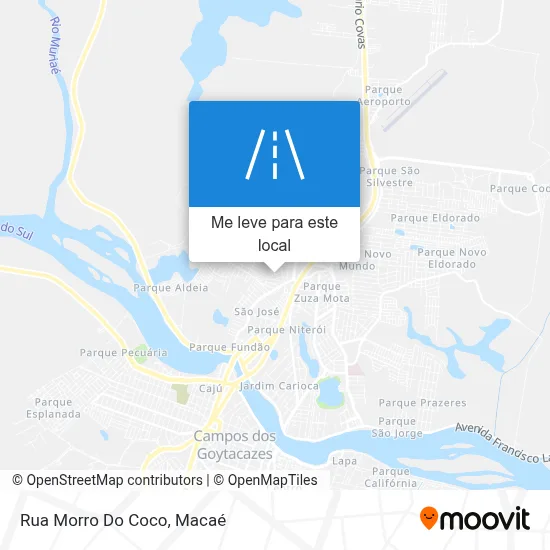 Rua Morro Do Coco mapa