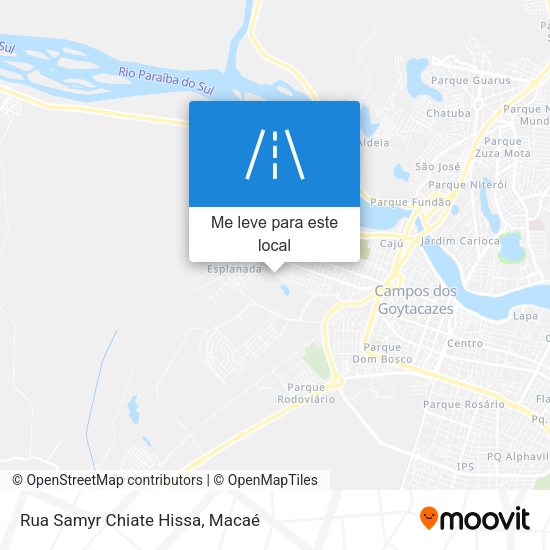 Rua Samyr Chiate Hissa mapa