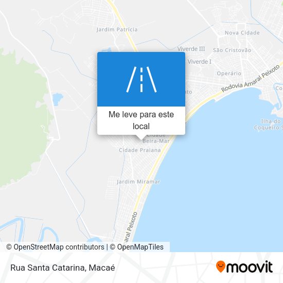 Rua Santa Catarina mapa