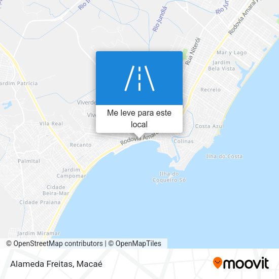 Alameda Freitas mapa