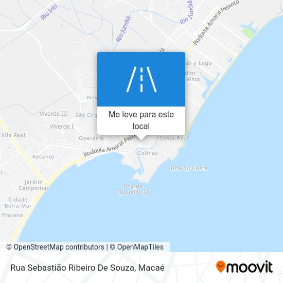 Rua Sebastião Ribeiro De Souza mapa
