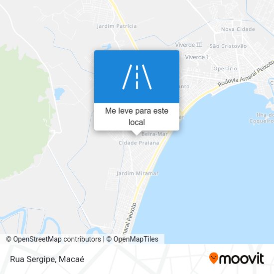 Rua Sergipe mapa