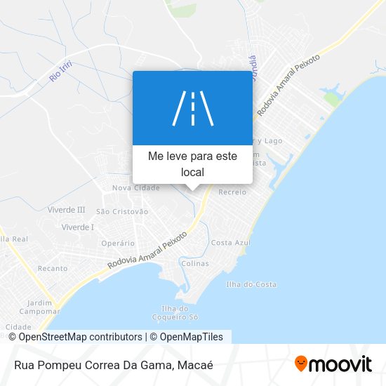 Rua Pompeu Correa Da Gama mapa