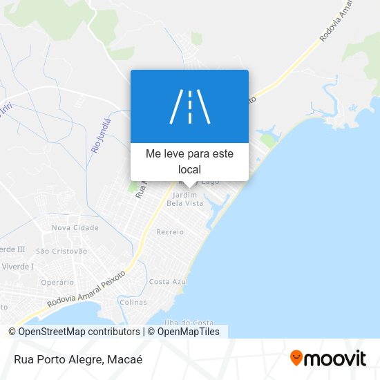 Rua Porto Alegre mapa