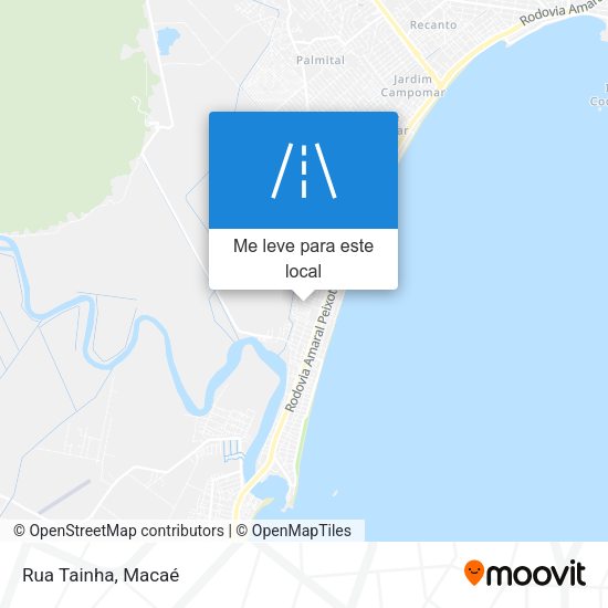 Rua Tainha mapa