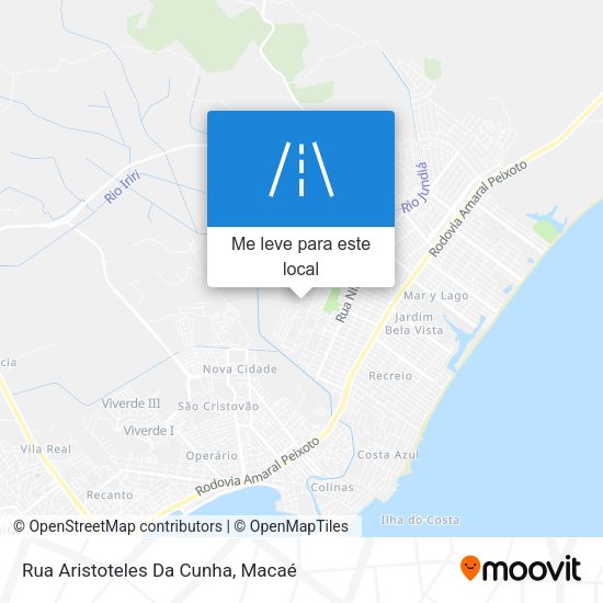 Rua Aristoteles Da Cunha mapa