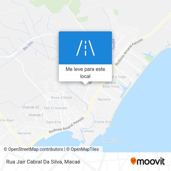 Rua Jair Cabral Da Silva mapa