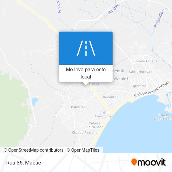Rua 35 mapa
