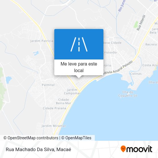 Rua Machado Da Silva mapa