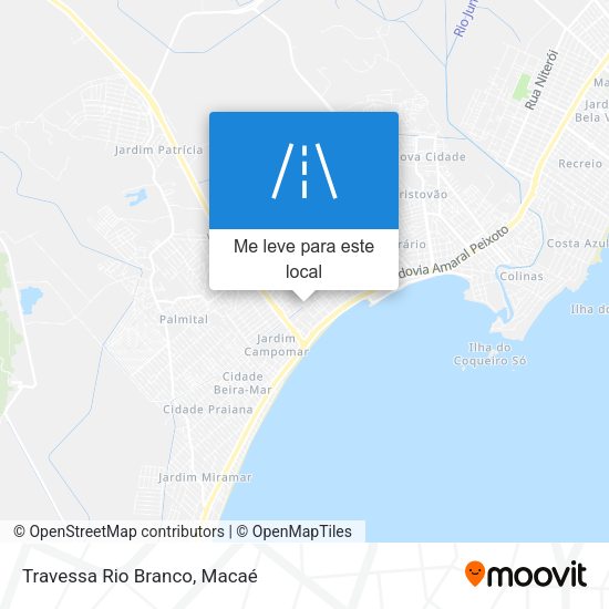 Travessa Rio Branco mapa